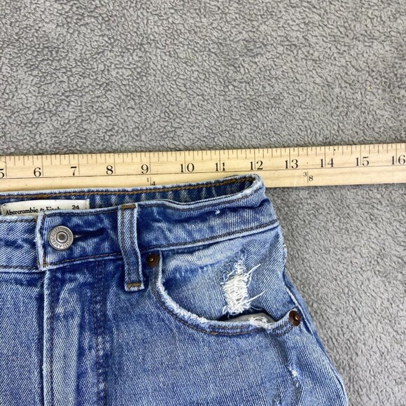 A&F Abercrombie & Fitch The Skinny High Rise Denim BlueJeans Women’s Size 24 00R - Picture 8 of 13
